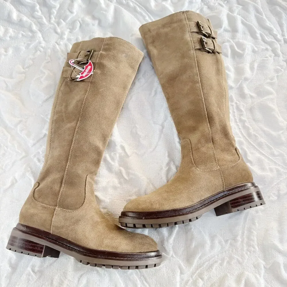 Blondo Reagan Waterproof Knee High Lug Boot Size 6 New